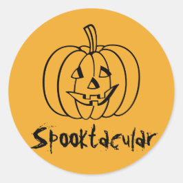 Adesivo Redondo Colas de Bomba Spooktaculares por RoseWrites