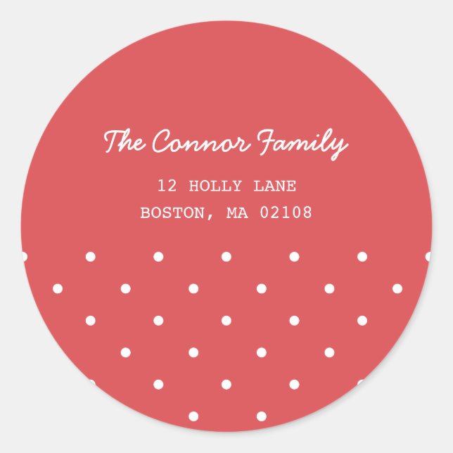 Adesivo Redondo Coleção de Desejos de Natal (Frente)