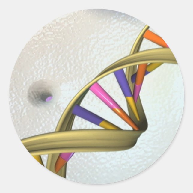 Adesivo Redondo Coleção de DNA (Frente)