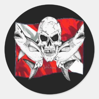 Adesivo Redondo Coleção de Habilidades por DiversDen