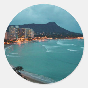 ADESIVO REDONDO COLEÇÃO DE HAVAÍ ALOHA