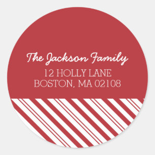 Adesivo Redondo Coleção de Neve feliz