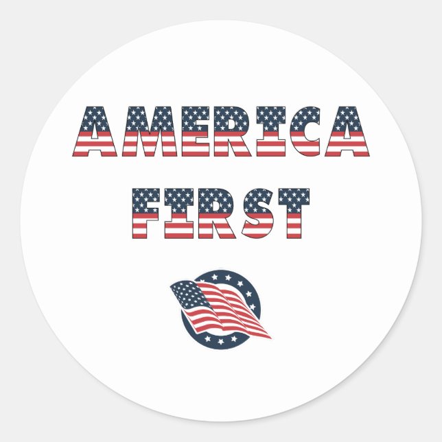 Adesivo Redondo Coleção do Partido das Eleições dos EUA! (Frente)