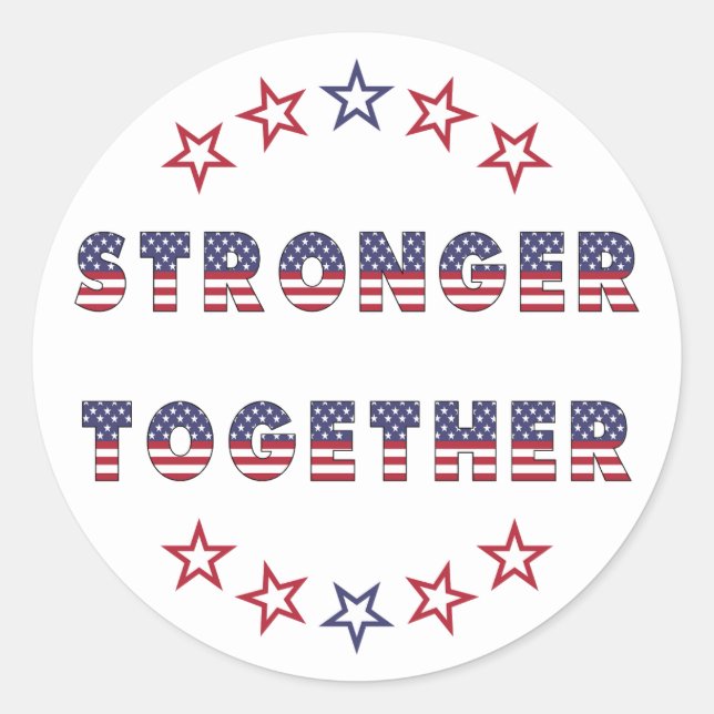 Adesivo Redondo Coleção do Partido das Eleições dos EUA! (Frente)