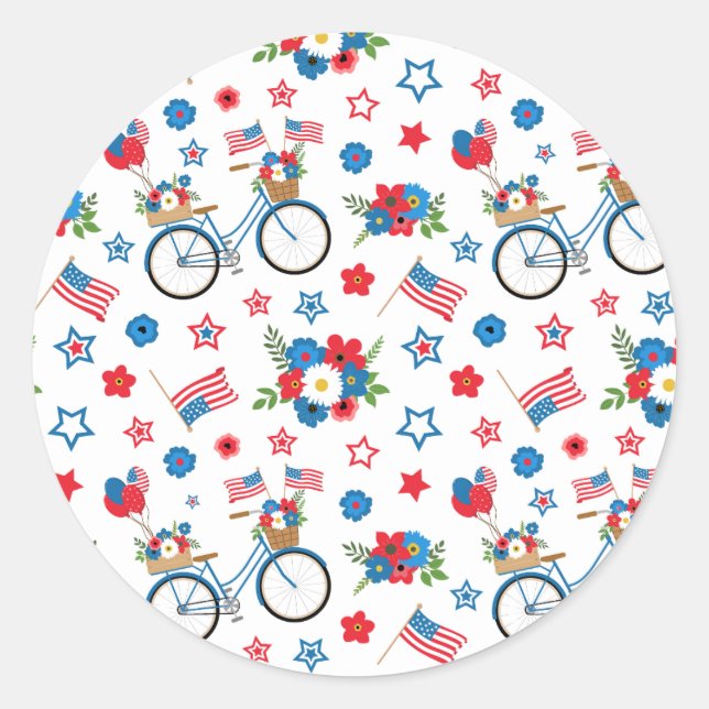 Adesivo Redondo Coleção do Partido das Eleições dos EUA! (Frente)