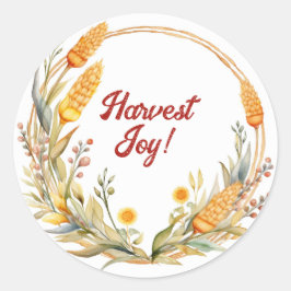 Adesivo Redondo Coleção do Partido Lughnasadh - Vintage Nordica