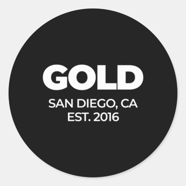 Adesivo Redondo Coleção Dourada Bjj Og (Frente)