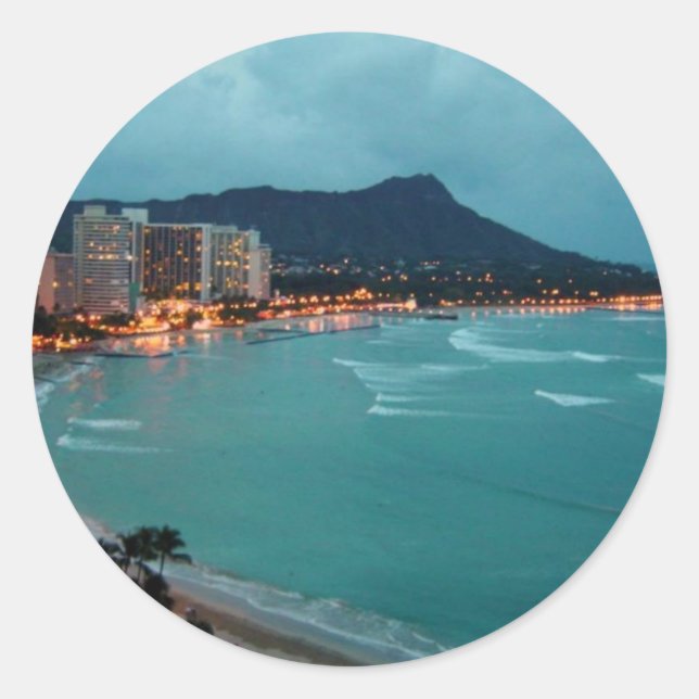 ADESIVO REDONDO COLEÇÃO HAWAII ALOHA (Frente)