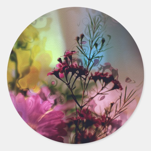 Adesivo Redondo Coleção primavera (Frente)