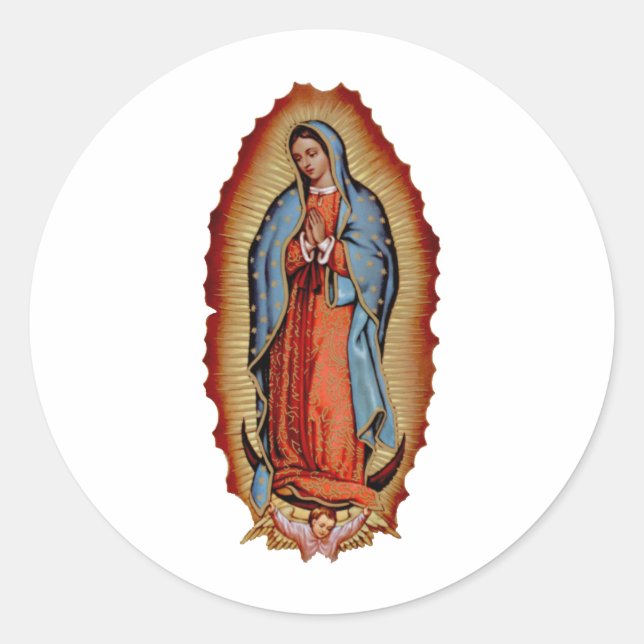 ADESIVO REDONDO COLECÇÃO VIRGEN DE GUADALUPE (Frente)