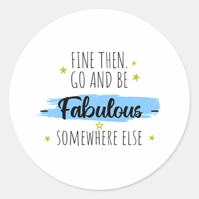 Adesivo Redondo Colega Engraçado saindo, indo embora para o colega (Frente)