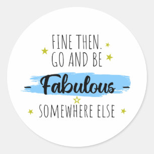 Adesivo Redondo Colega Saindo, Saindo Farewell Gift