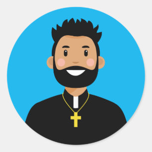 Adesivo Redondo Coletor clássico redondo Priest