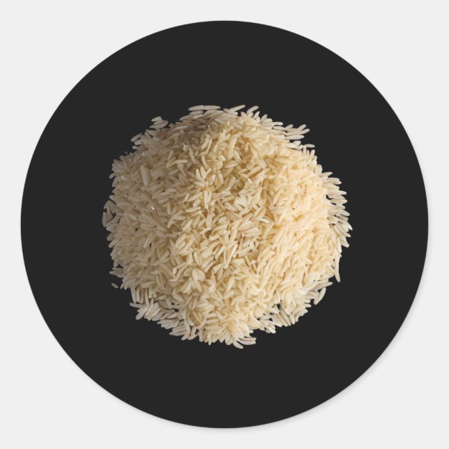 Adesivo Redondo Coletor de Arroz Clássico (Frente)
