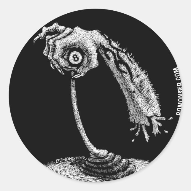 Adesivo Redondo Coletor de engrenagens de O'S (Frente)