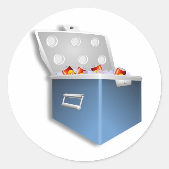 Adesivo Redondo Coletor de Gelo (Frente)