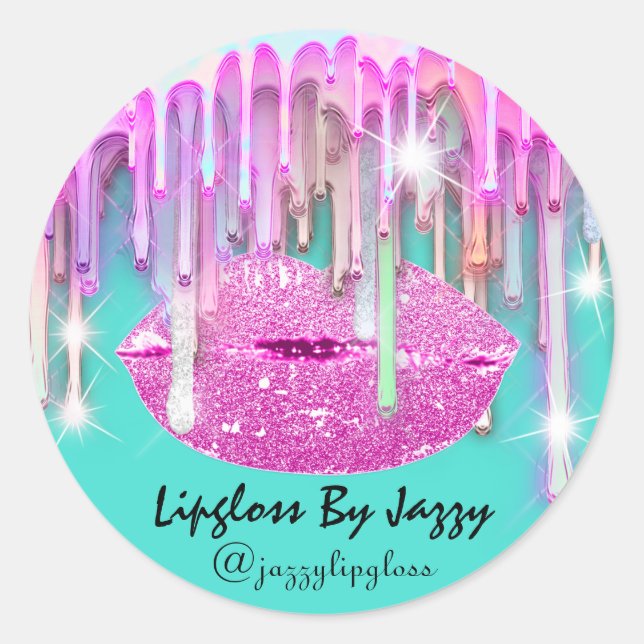 Adesivo Redondo Coletor de Lâmpadas de Maquiagem de Lâmpadas Verde (Frente)