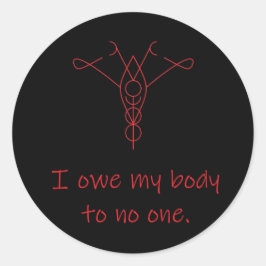 Adesivo Redondo Coletor de Liberdade