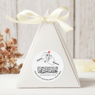 Adesivo Redondo Coletor de Mãos Vermelho - 3 polegadas