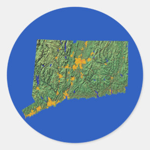 Adesivo Redondo Coletor de Mapa de Conexão