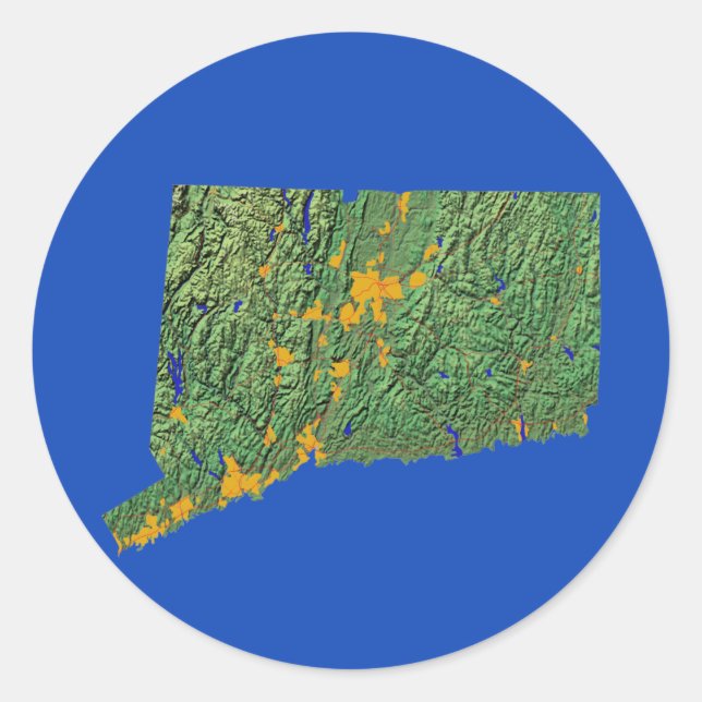 Adesivo Redondo Coletor de Mapa de Conexão (Frente)