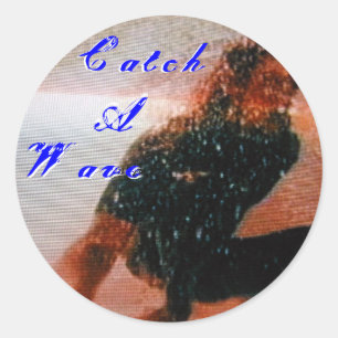 Adesivo Redondo Coletor de Ondas - Personalizado