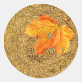 Adesivo Redondo Colheita de Pau-redondo Clássico do Amor