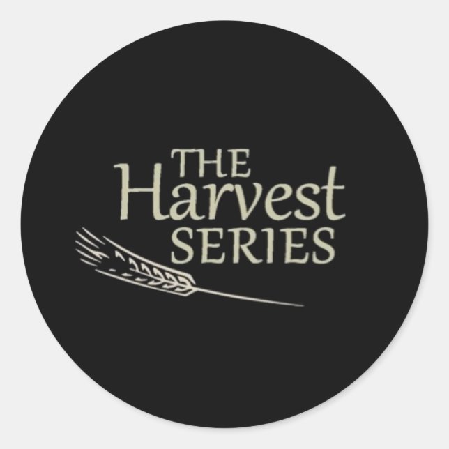 Adesivo Redondo Colheita de Vinhetas (Frente)