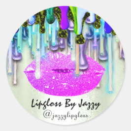 Adesivo Redondo Colírio de perda de lípidos Colírio de empacotamen