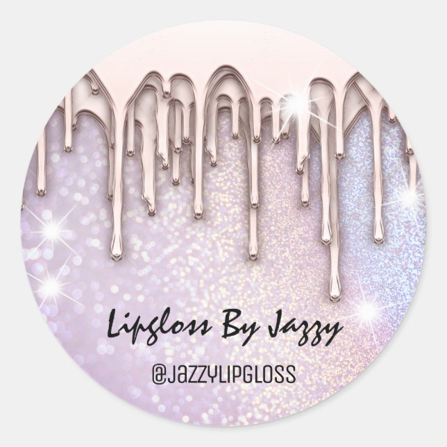 Adesivo Redondo Colírio de perda de lípidos Colírio de encapsulame (Frente)