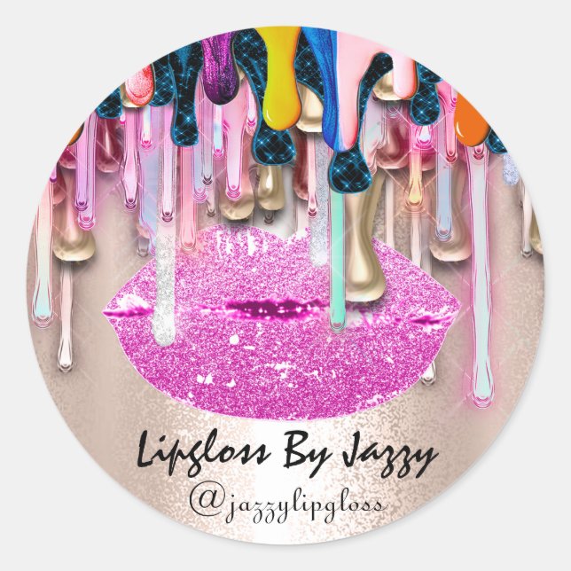 Adesivo Redondo Colírio de perda de lípidos Encapsulamento Unidade (Frente)