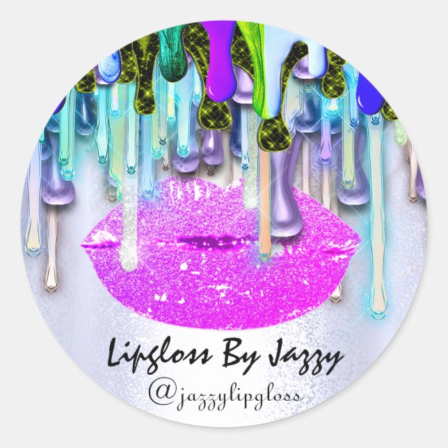 Adesivo Redondo Colírio de perda de lípidos Encapsulamento Unidade (Frente)