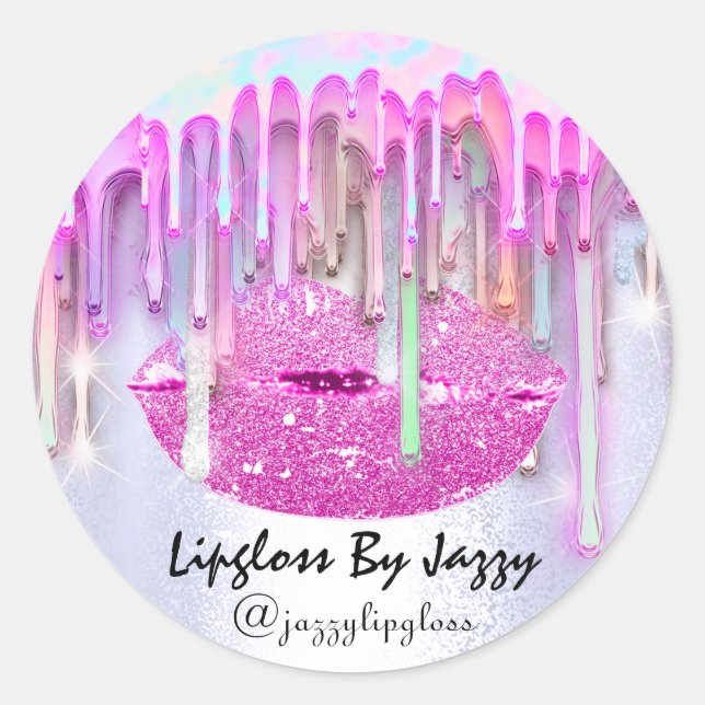 Adesivo Redondo Colírio de perda de lípidos Encapsulamento Unidade (Frente)