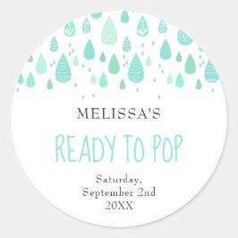 Adesivo Redondo Colírio verde de Casa Pronta para Pop