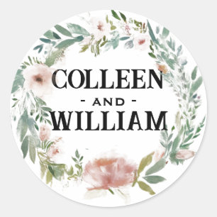 Adesivo Redondo Colleen e william