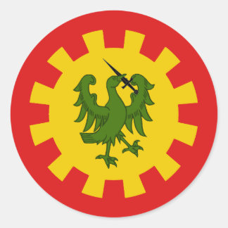 Adesivo Redondo College of Saint Christina Populace Badge