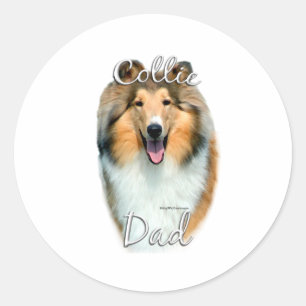 Adesivo Redondo Collie (bruto) Pai 2