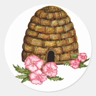 Adesivo Redondo colmeia do Havaí