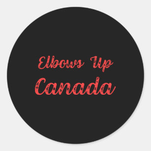 Adesivo Redondo Coloca-se no Canadá Sticker11