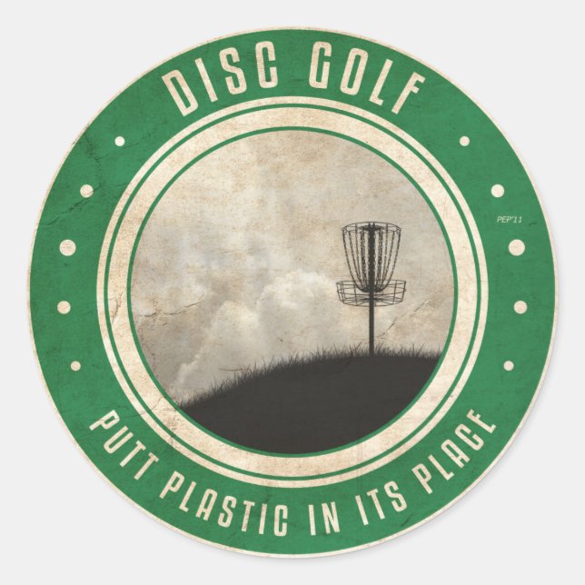 Adesivo Redondo Colocar Plástico No Seu Lugar (Frente)