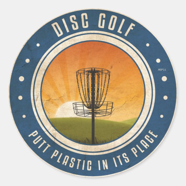 Adesivo Redondo Colocar Plástico No Seu Lugar (Frente)