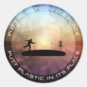 Adesivo Redondo Colocar Plástico No Seu Lugar