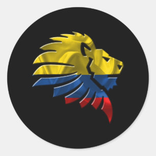 Adesivo Redondo Colombia