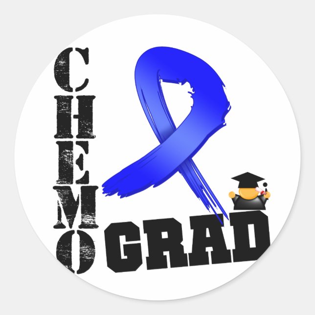 Adesivo Redondo Colon Cancer Chemo Formando (Frente)
