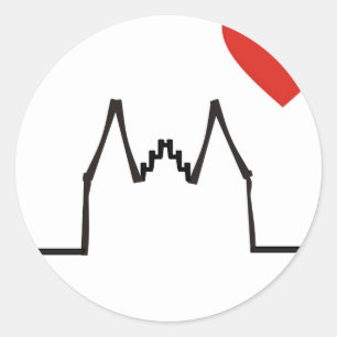 Adesivo Redondo Colônia