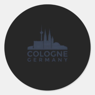 Adesivo Redondo Colônia Gery Koln Ger