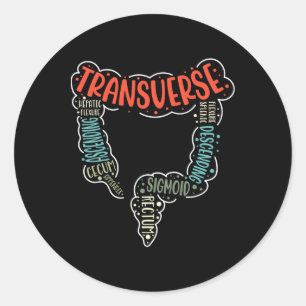 Adesivo Redondo Colonoscopia Endoscopia Endoscopia Enfermeira Colô