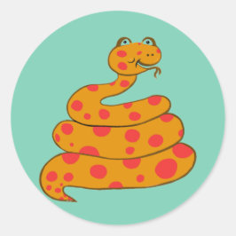 Adesivo Redondo Coloque o Cobra