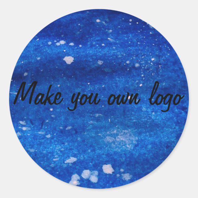 Adesivo Redondo Coloque o seu logotipo (Frente)