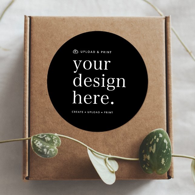 Adesivo Redondo Coloque seu Design para carregar 3" redondo (Criador carregado)